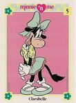 Minnie 'n Me trading card featuring Clarabelle