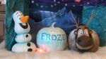 Olaf and Sven pumpkins on display at Disney's Old Key West Resort