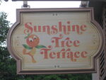 Relocated Sunshine Tree Terrace signage