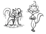 Marie's designs for the animated series