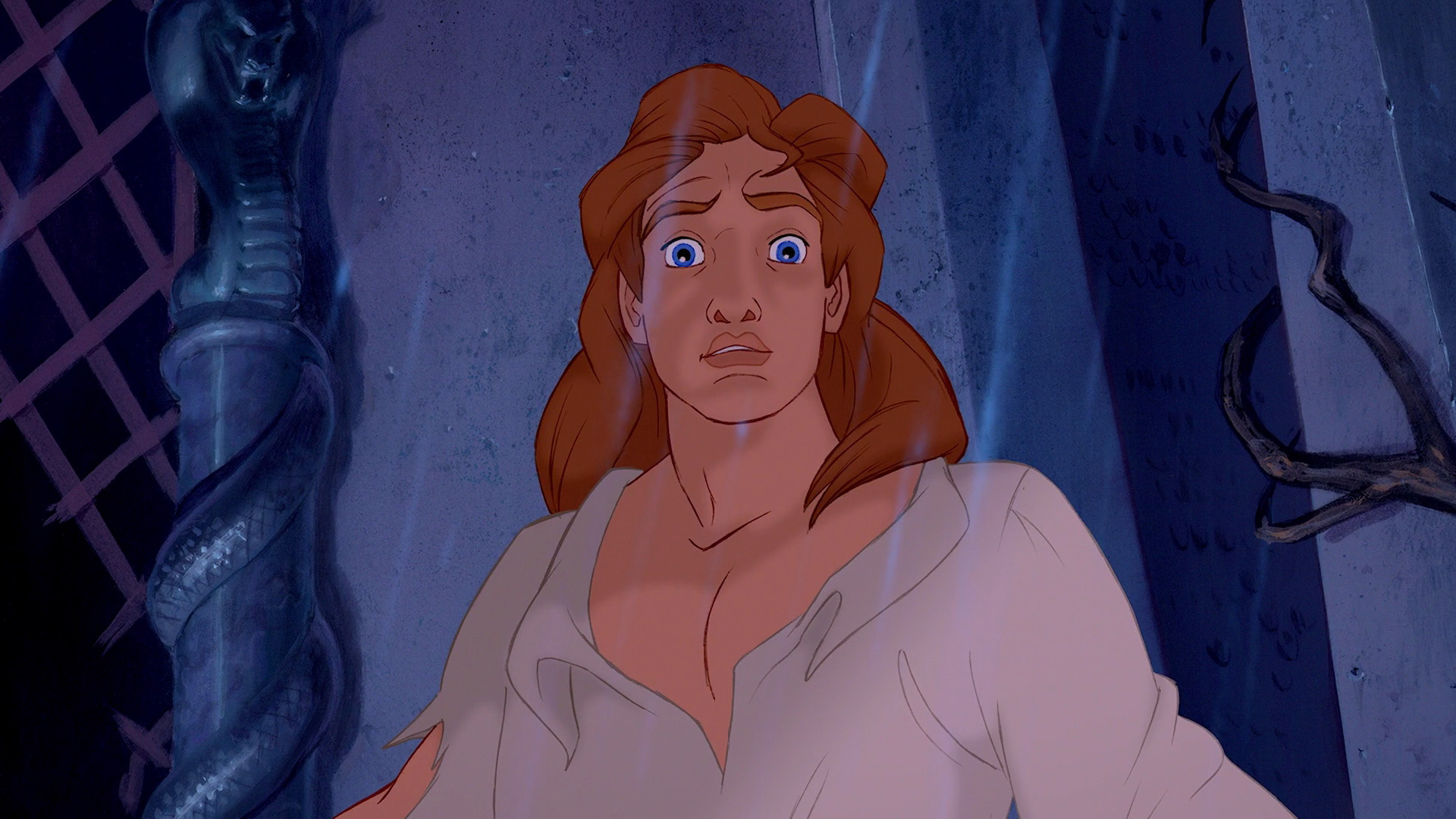 prince adam disney painting