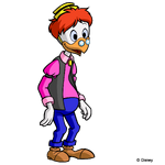 Gyro Gearloose sprite in DuckTales Remastered.