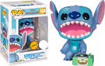 1048. Stitch with Record Player (Open Mouth, Chase) (2021 Funko Shop Exclusive)