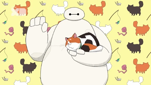 Baymax and Mochi
