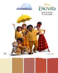 Encanto - Pepa family color scheme