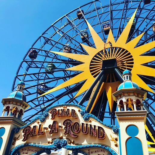 Pixar Pal A Round Sign