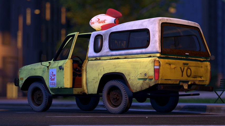 finding dory pizza planet truck