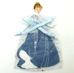 Christmas gift pouch greeting card