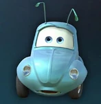 Flik como coche en Cars.