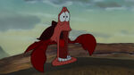 Sebastian does a jaw drop