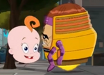 MODOK y la Cabeza de Bebé Gigante.