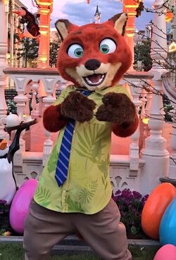 Nick, posing for a photo at Disneyland Paris.