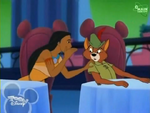 Robin Hood and Pocahontas in House of Mouse.