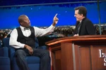 Tituss Burgess visiting The Late Show with Stephen Colbert in September 2016.