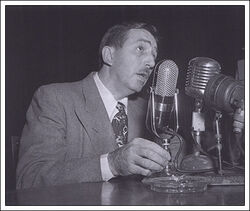 On ,  testifies before the House Un-American Activities Committee on Communist influence in motion pictures.