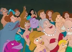 Merpeople in The Little Mermaid