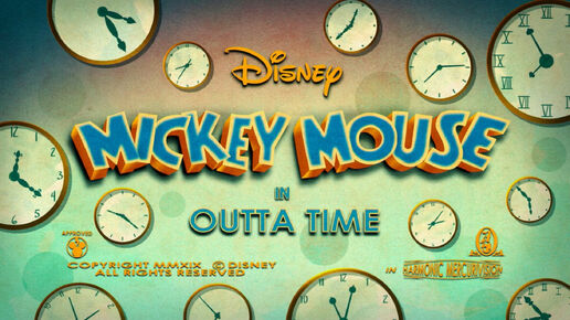 Mickey Mouse Outta Time title card