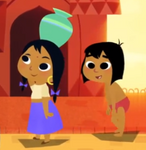 Cameo de Shanti y Mowgli en It's a Small World: The Animated Series.