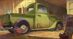 Old Man McGee's pickup truck