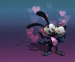 Oswald and Ortensia love render from Epic Mickey 2