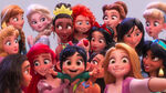 Vanellope and the Disney Princesses