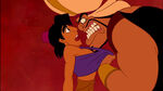 Razoul: "Gotcha!" Aladdin: "I'm in trouble."