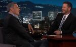 Brad Garrett visiting Jimmy Kimmel Live! in September 2018.