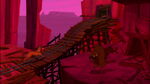 Junior bursts out of a mineshaft.