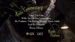 Audio Commentary menu