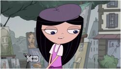 Isabella singing "City of Love" in Paris.