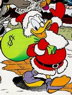 Scrooge as Santa