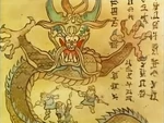 ...depicting an old battle