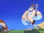 Genie as a hunter: "Well I’ll show you how a real hunter…"