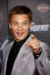 Jeremy Renner at premiere of The Avengers in April 2012.