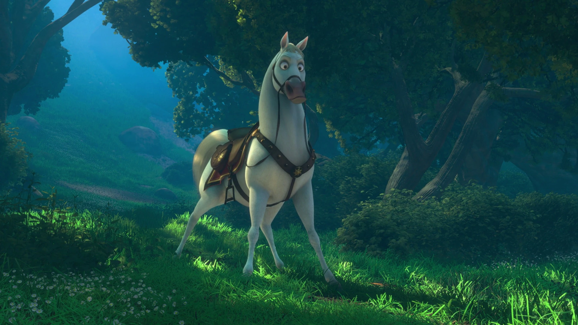 horse in rapunzel movie