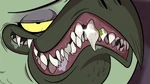 Ludo's crooked teeth