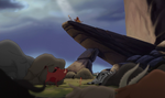 Sarabi's cameo at Pride Rock in The Lion King 1½