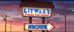 Litwak's Arcade signage, as seen in the teaser trailer for Wreck-It Ralph