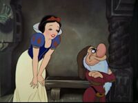 Grumpy with Snow White