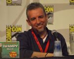 Swampy Marsh attending the 2009 San Diego Comic Con.