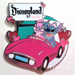 Stitch and Angel driving to Disneyland Park (a Walt Disney World variant also exists)