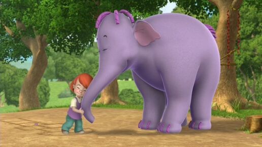 Darby Gives Mama Heffalump a Hug