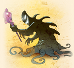 Forma oscura de Mancha Negra en Wizards of Mickey.