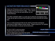 Monitor Performance menu