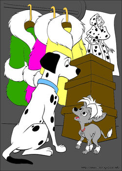 101 dalmatians cruella hot sale de vil dog
