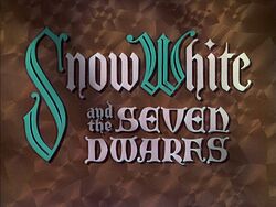 Snow White and the Seven Dwarfs Title Card