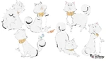 Concept art for Duchess' appearance in an untitled Aristocats TV series by Disney Television Animation made sometime in 2015.