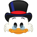 Scrooge's emoji for Disney Emoji Blitz.