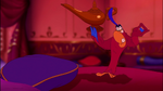 Iago imitating Jafar