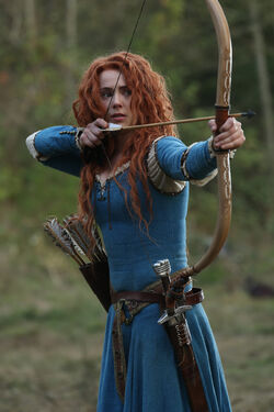 Once Upon a Time - 5x09 - The Bear King - Photography - Merida with Bow and Arrow